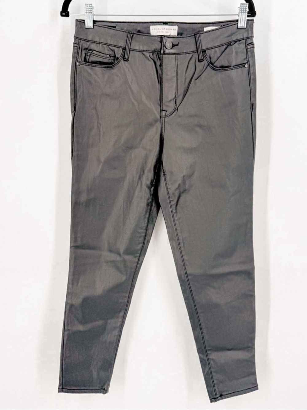 Sanctuary Coated Ankle Crop Pants